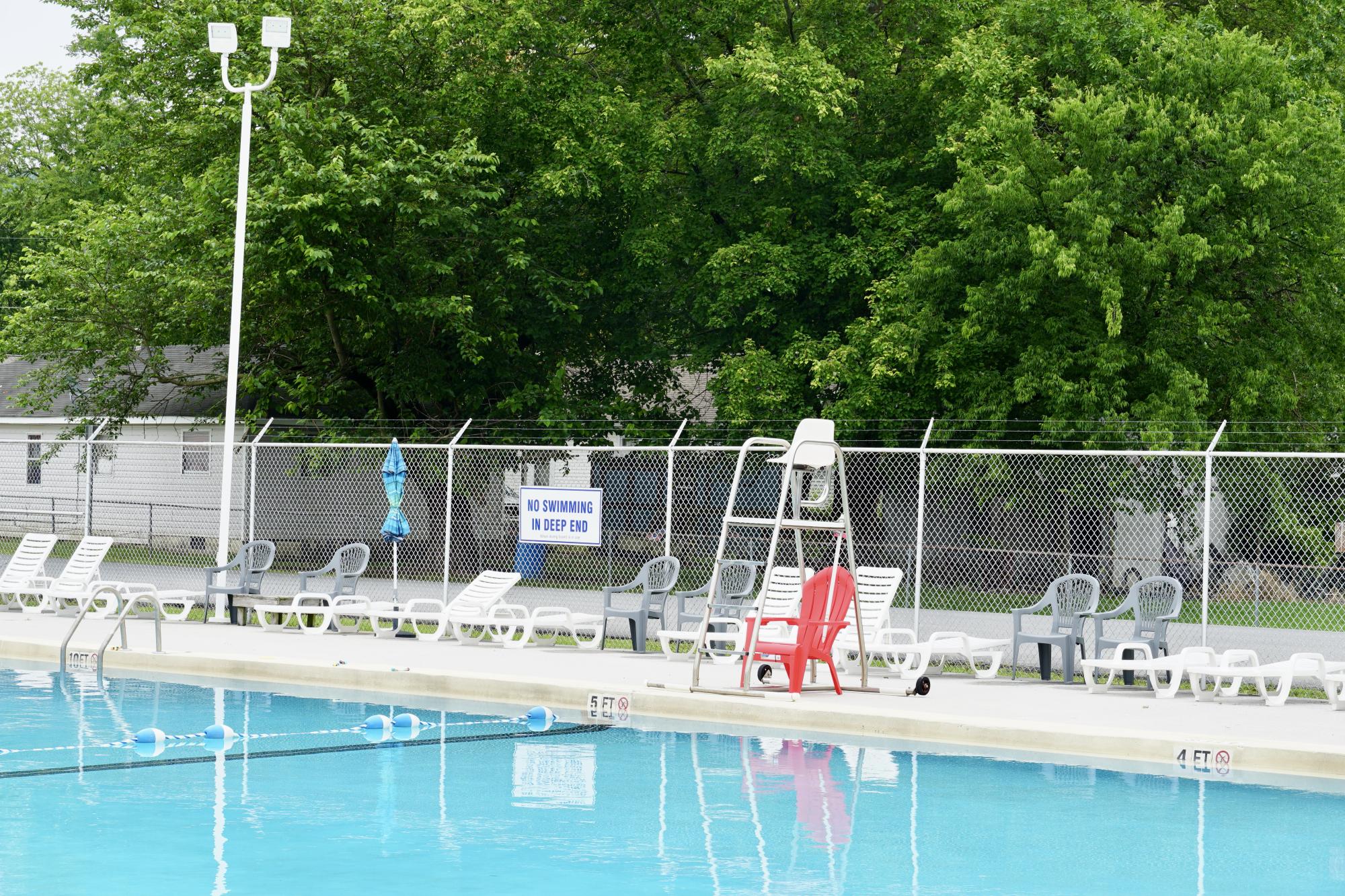 pool and pool chairs